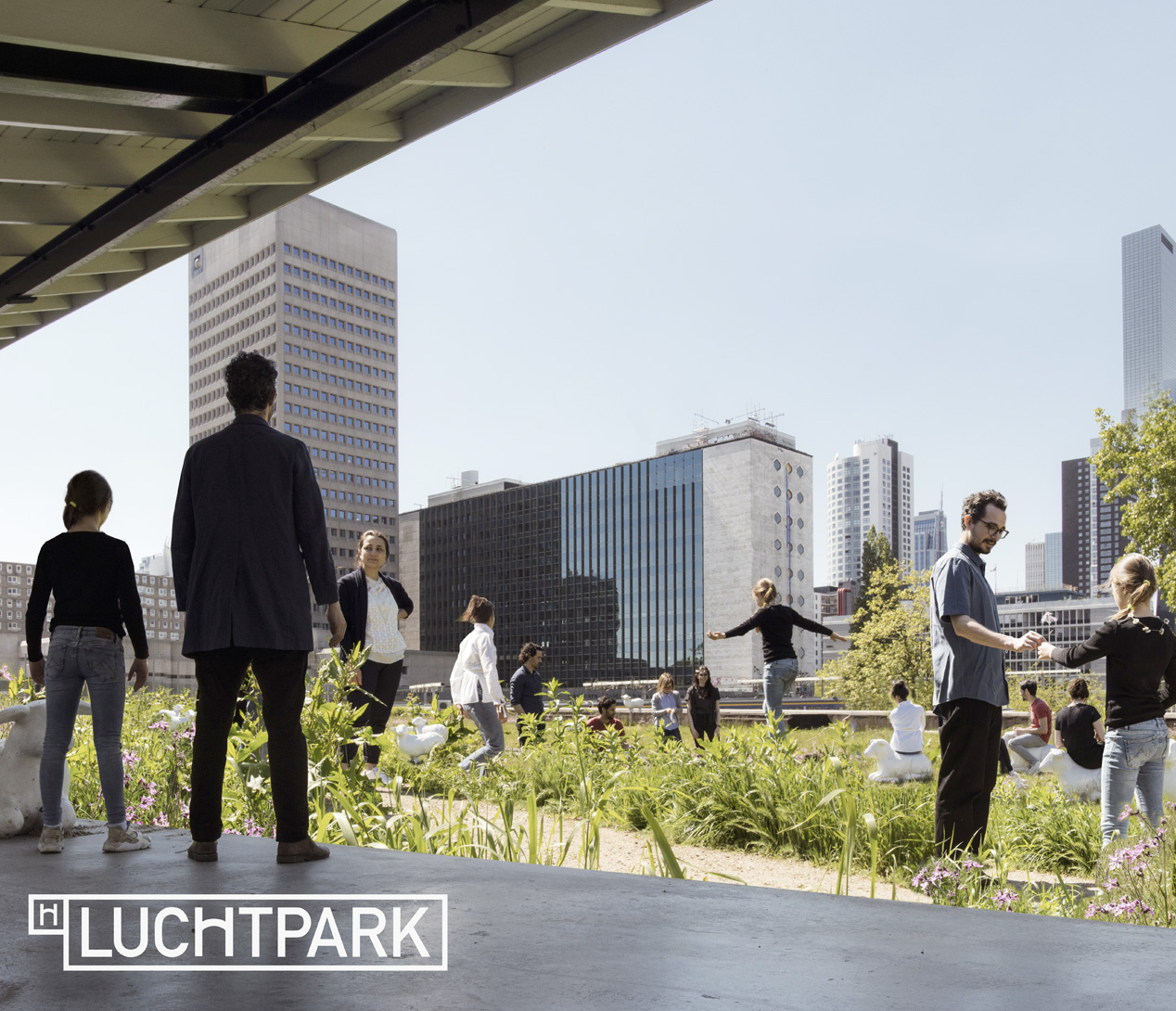 Hofbogen Luchtpark Station Hofplein